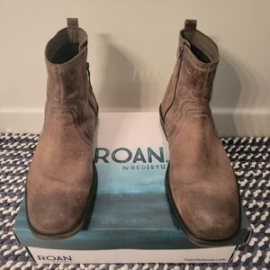 Roan by Bedstu Men's Distressed Brown Leather Boots